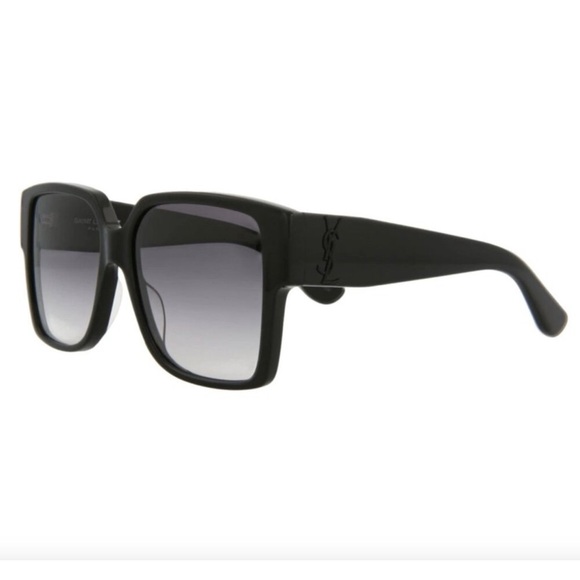 Yves Saint Laurent Accessories - YSL Large Logo SO Black Sunglasses